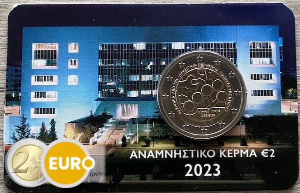 2 euro Cyprus 2023 - Centrale Bank BU FDC Coincard