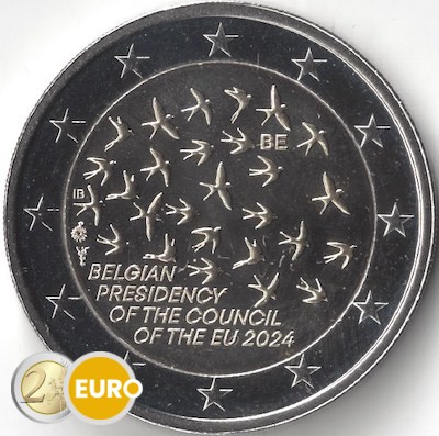 2 euro Belgium 2024 - EU presidency UNC