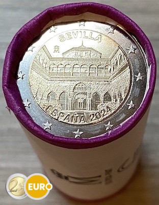 Rolle 2 Euro Spanien 2024 - Kathedrale von Sevilla