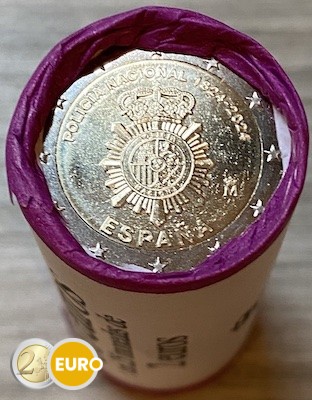 Rolle 2 Euro Spanien 2024 - Nationales Polizeikorps