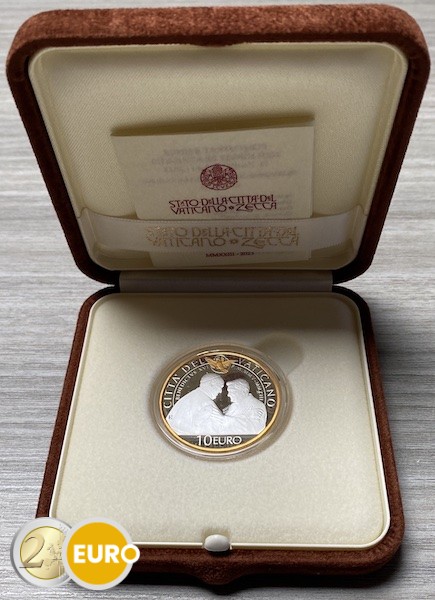 10 euros Vatican 2023 - Benoît XVI BE Proof argent or