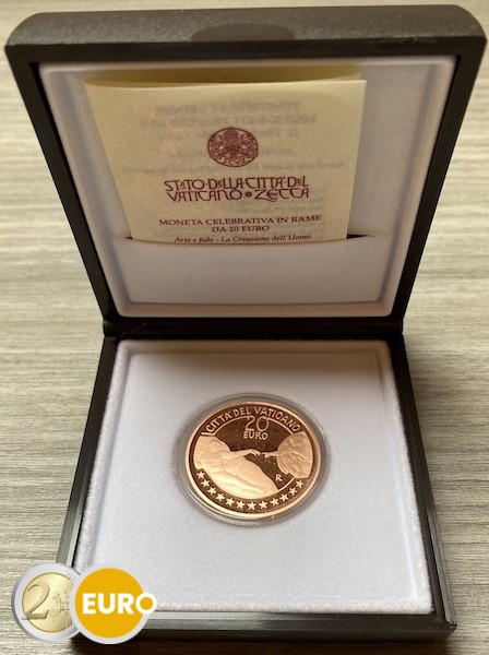 20 euro Vaticaan 2023 - Schepping van Adam BE Proof