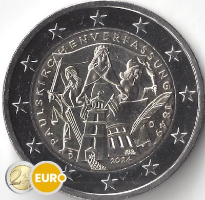 2 euros Allemagne 2024 - 175 ans de la Constitution allemande UNC