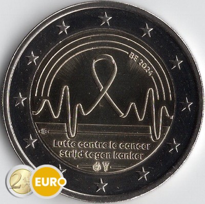 2 euro Belgium 2024 - Fight against cancer UNC