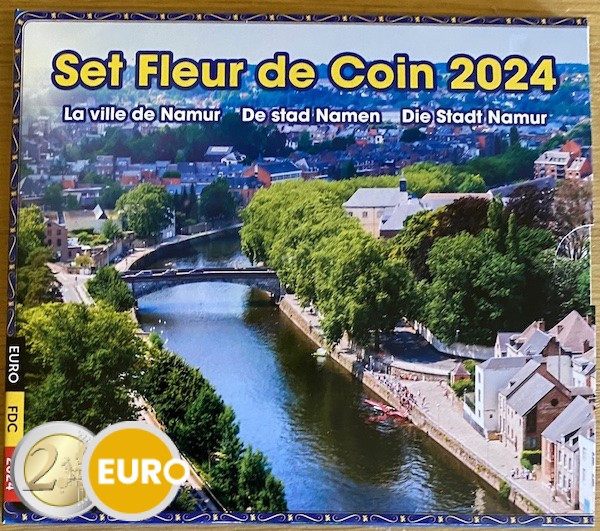 Euro set BU FDC Belgie 2024 Namen