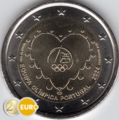 2 euros Portugal 2024 - Juegos Olímpicos UNC