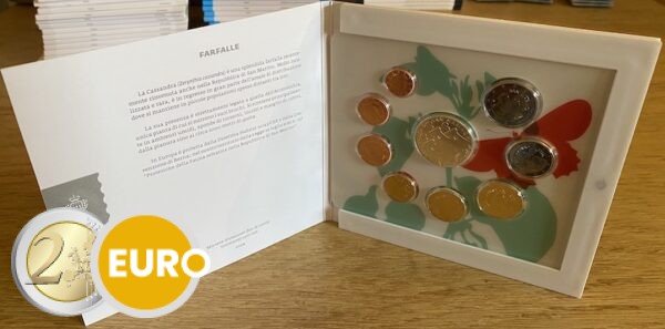 Euro set BU FDC San Marino 2024 + 5 euro Vlinder