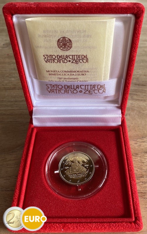 2 euro Vatican 2024 - Thomas Aquinas BE Proof