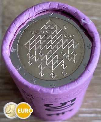 Rollo 2 euros Lituania 2024 - Jardines de paja