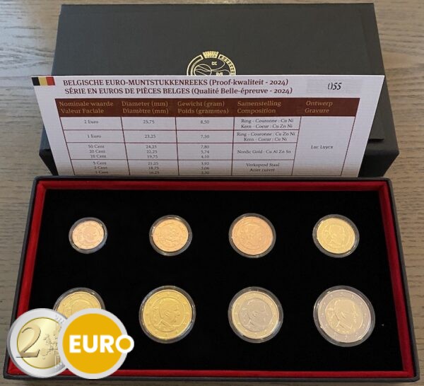 Euro set BE Proof Belgie 2024