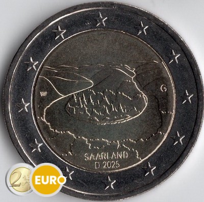 2 euros Alemania 2025 - Sarre UNC
