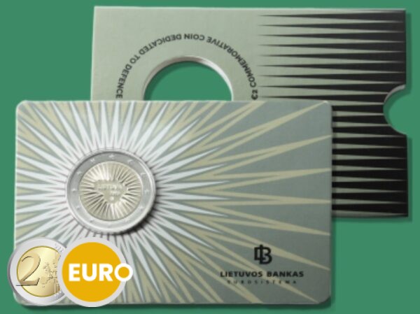 2 euros Lituania 2025 - Defensa BU FDC Coincard