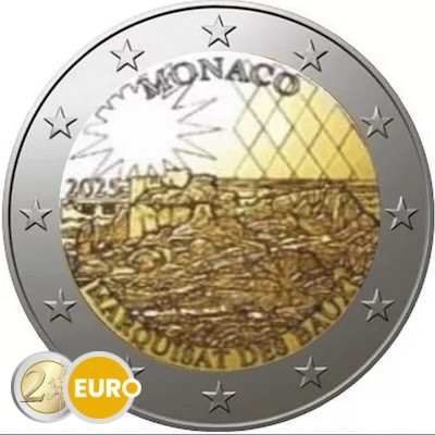 2 euros Mónaco 2025 - Antiguo feudo de Baux BE Proof