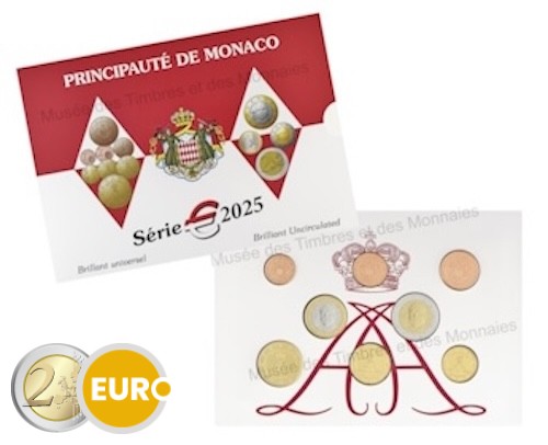 Serie de euro BU FDC Monaco 2025
