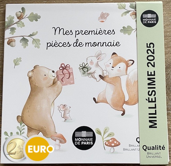 Série euro BU FDC France 2025 Mes premières pièces de monnaie