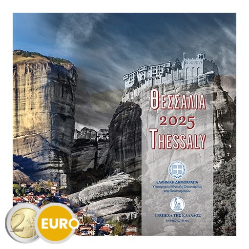 Serie de euro BU FDC Grecia 2025 Tesalia