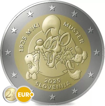 2 euros Eslovenia 2025 - Miki Muster UNC