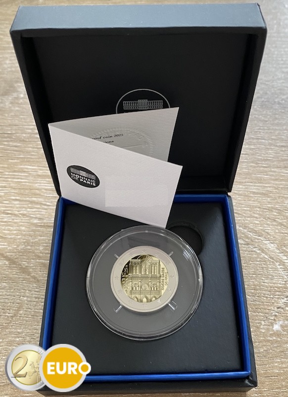 2 euro France 2025 - Notre Dame of Paris BE Proof