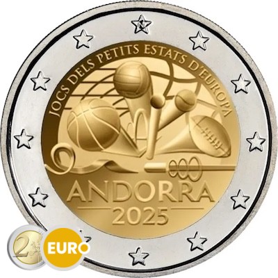 2 euro Andorra 2025 - Games of the Small States of Europe BE Proof