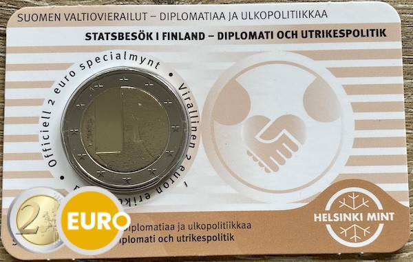 2 euros Finlandia 2025 - Diplomacia y Política Exterior BU FDC Coincard FI / SE