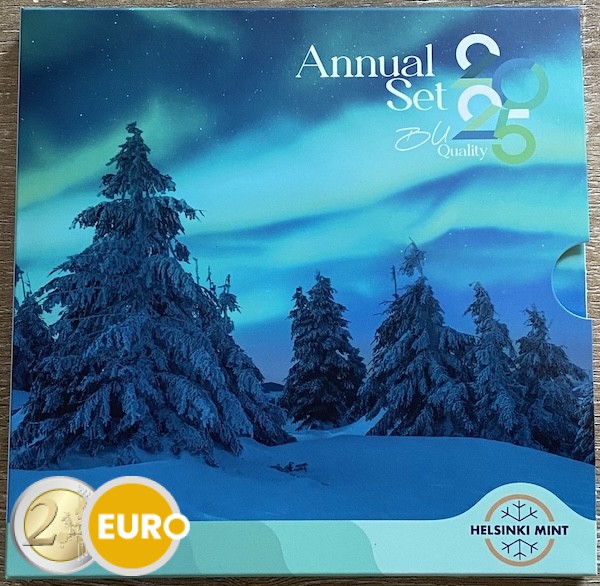 Euro set BU FDC Finland 2025 Finnish nature