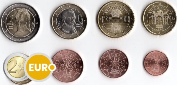 Euro set UNC Oostenrijk 2025