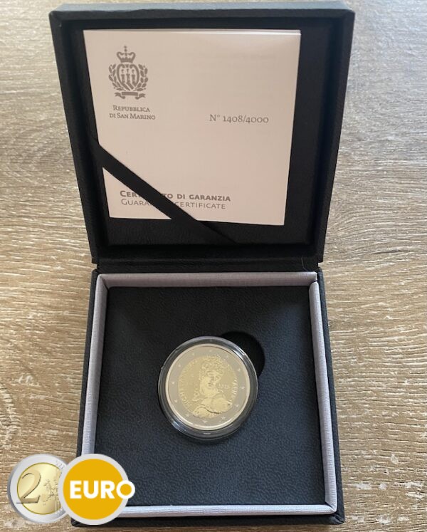 2 Euro San Marino 2025 - Michelangelo Reverse Proof PP