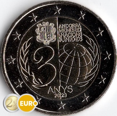 2 euro Andorra 2023 - UN Member UNC