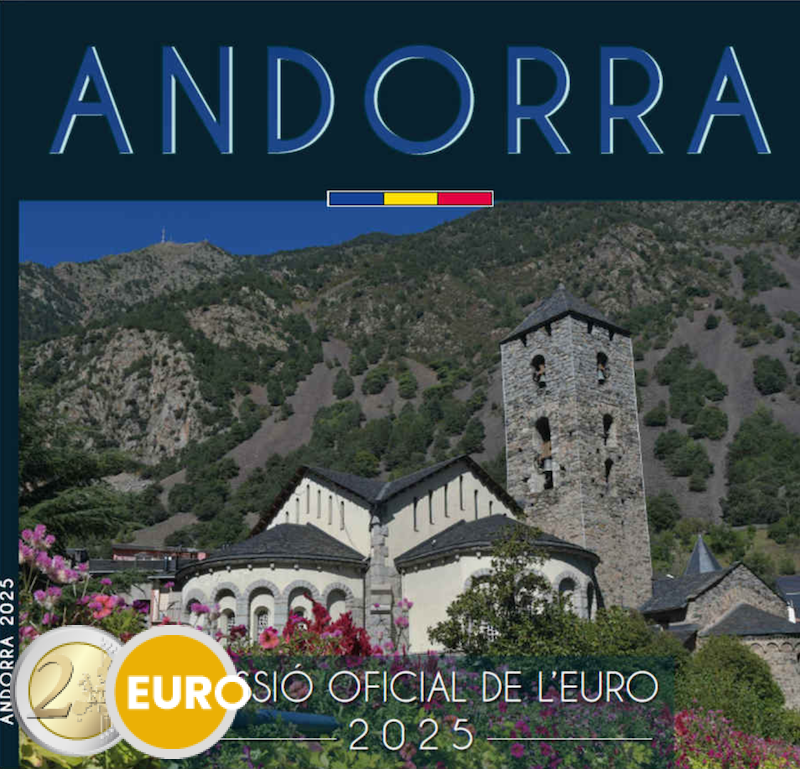 Euro set BU FDC Andorra 2025