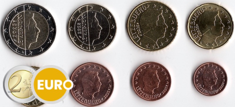 Série euro UNC Luxembourg 2025