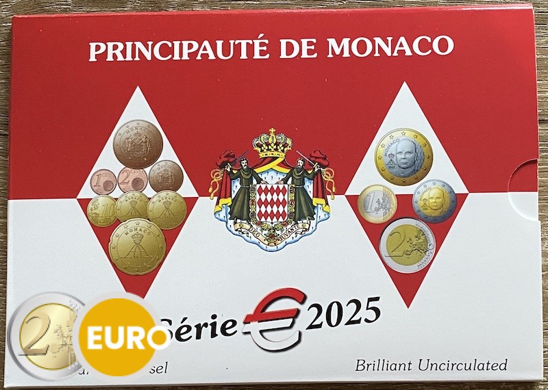 Série euro BU FDC Monaco 2025
