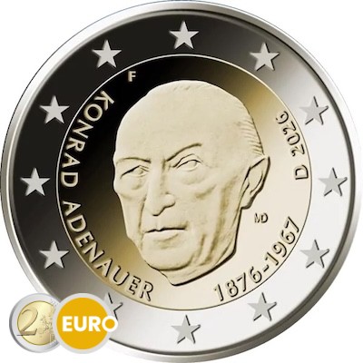 2 euro Germany 2026 - Konrad Adenauer UNC