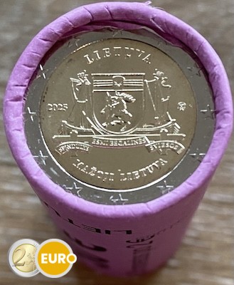 Roll 2 euro Lithuania 2025 - Mažoji Lietuva