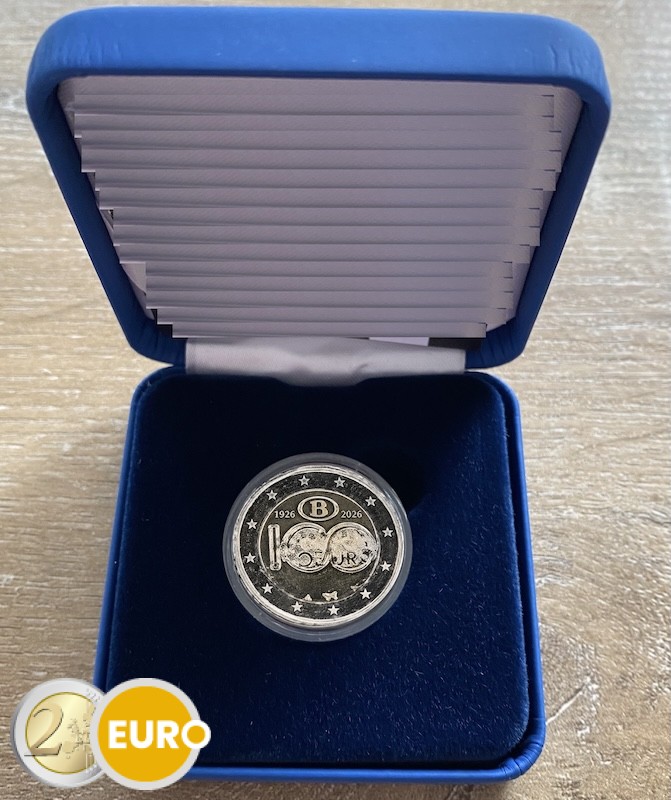 2 euro Belgium 2026 - NMBS / SNCB BE Reverse Proof