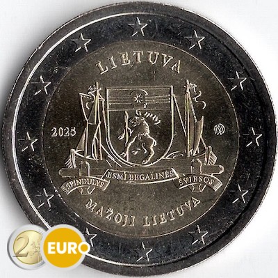 2 euro Lithuania 2025 - Mažoji Lietuva UNC