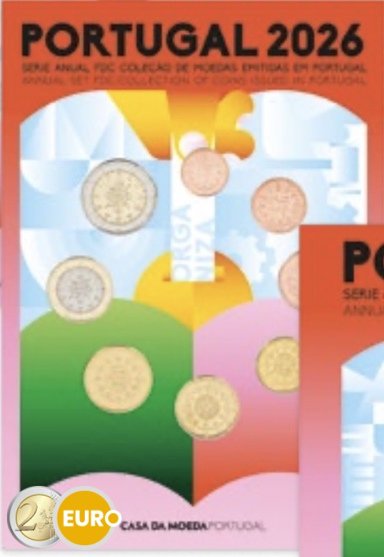 Euro set BU FDC Portugal 2026