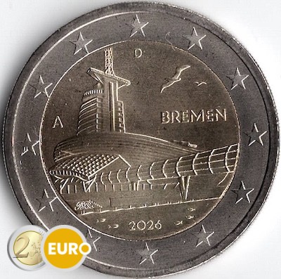2 euro Germany 2026 - Bremen Climate House UNC