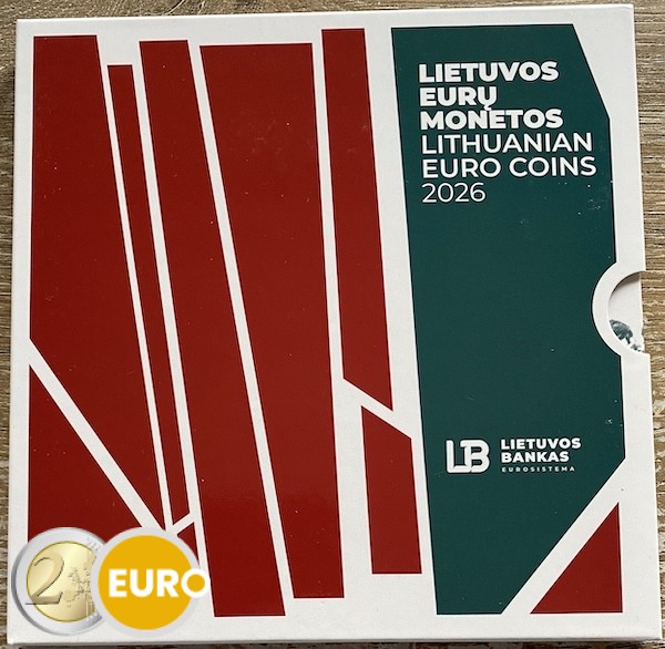 Euro set BU FDC Lithuania 2026