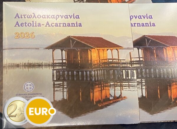 Euro set BU FDC Greece 2026 Aetolia-Acarnania