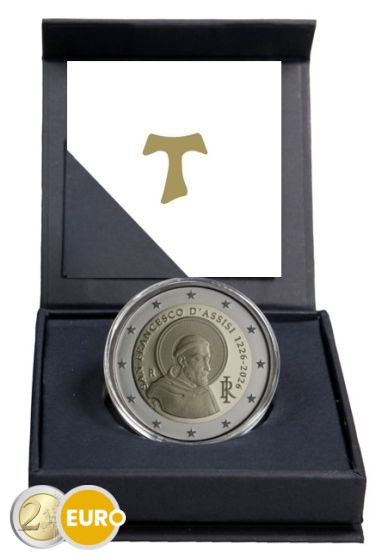 2 euro Italy 2026 - Francis of Assisi BE Reverse Proof