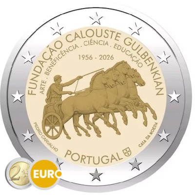 2 euro Portugal 2026 - Calouste Gulbenkian UNC