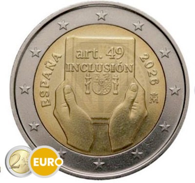 2 euro Spain 2026 - Inclusion UNC