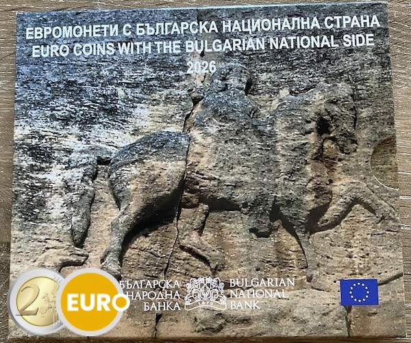 Euro set BU FDC Bulgaria 2026 First euro coins