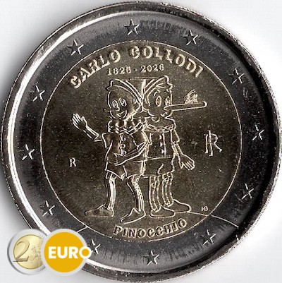 2 euro Italy 2026 - Carlo Collodi Pinocchio UNC