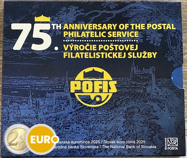 Euro set BU FDC Slovakia 2025 - Postal Philatelic Service