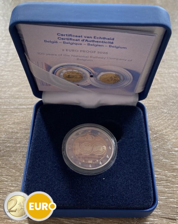 2 euro Belgium 2026 - NMBS / SNCB BE Proof