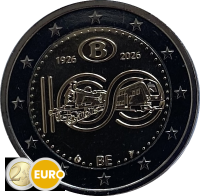 2 euro Belgium 2026 - NMBS / SNCB UNC