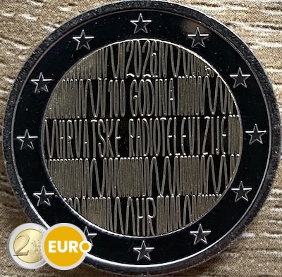 2 euro Croatia 2026 - Croatian radio BE Proof