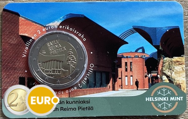 2 euro Finland 2026 - Raili and Reima Pietilä BU FDC Coincard FI / SE